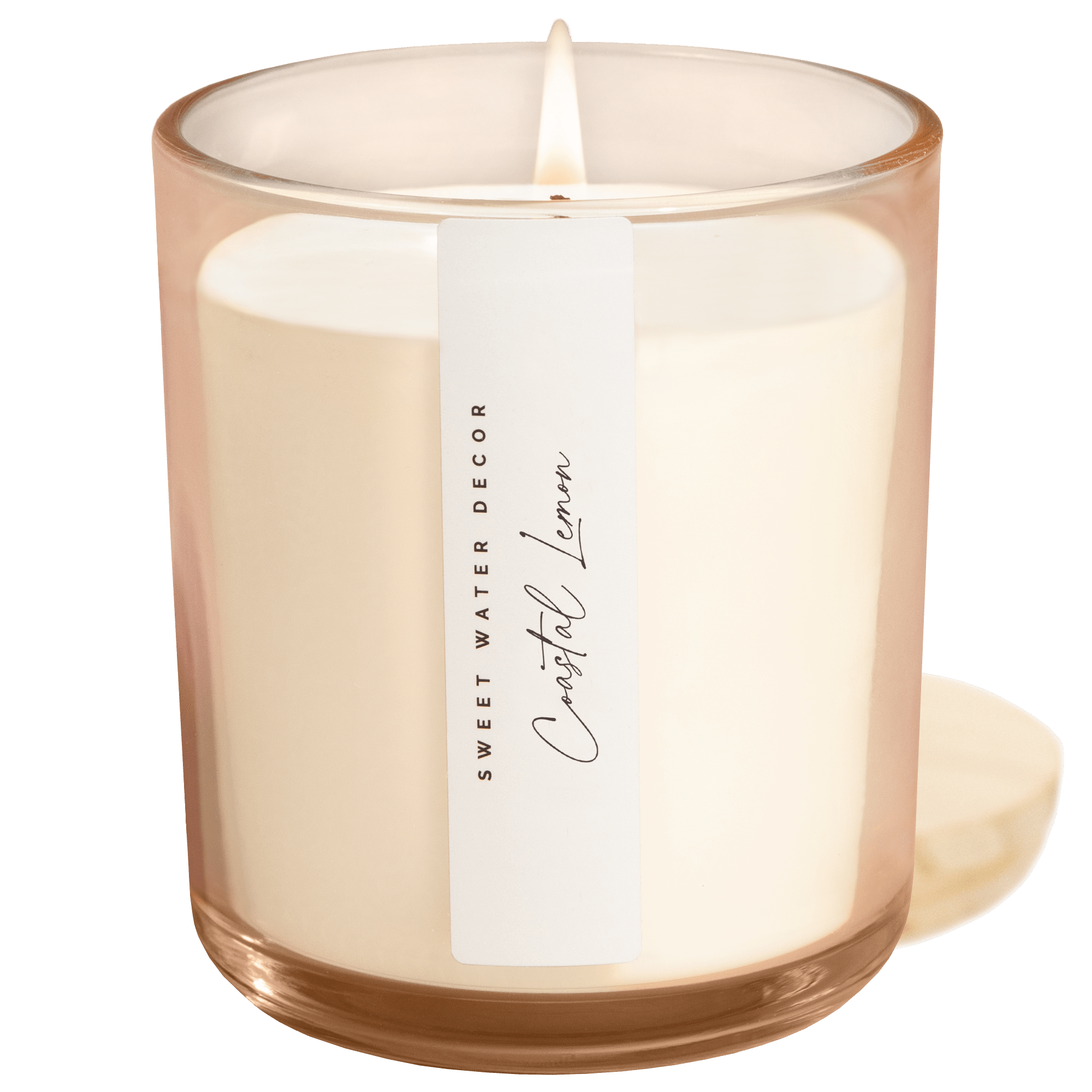 Coastal Lemon 12 oz Candle - HER Home Design Boutique